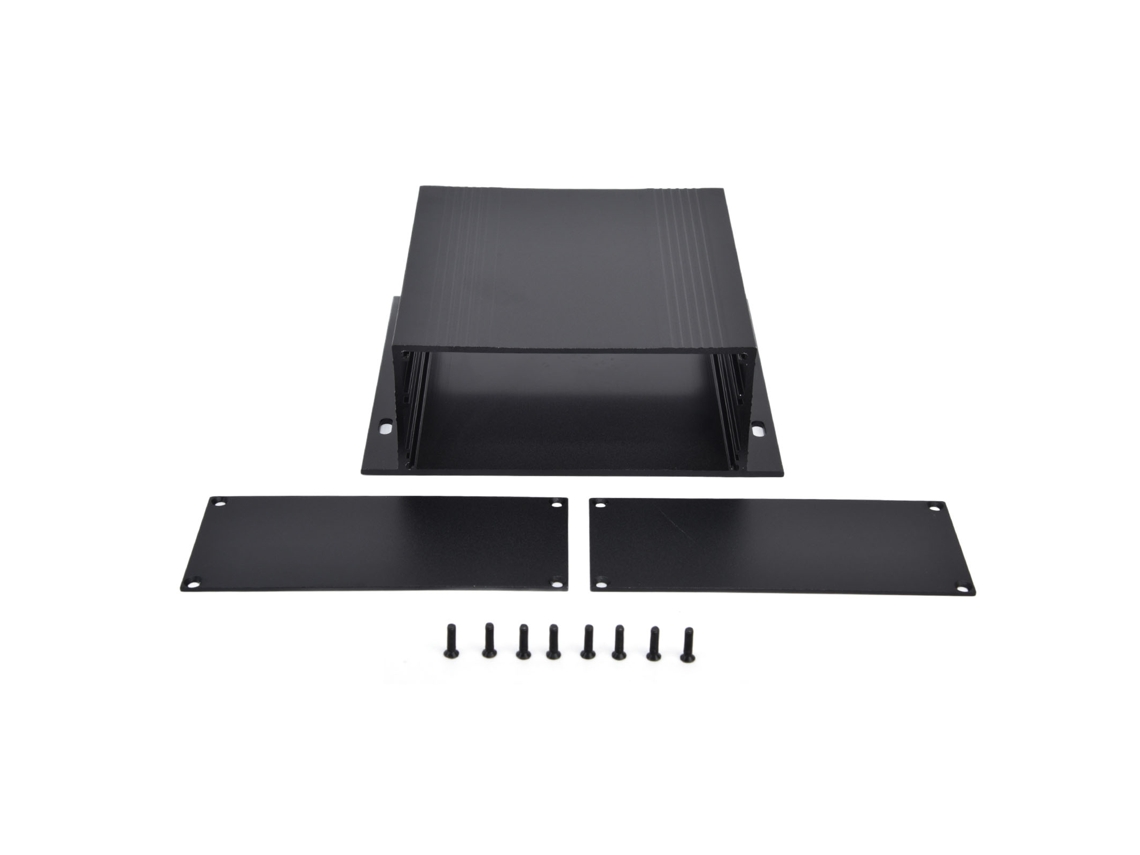 2026velora-caja Eléctrica De Aleación De Aluminio Para Proyectos Caja De Unión Enclosure Integrado 47x133x120mm Negro Mate