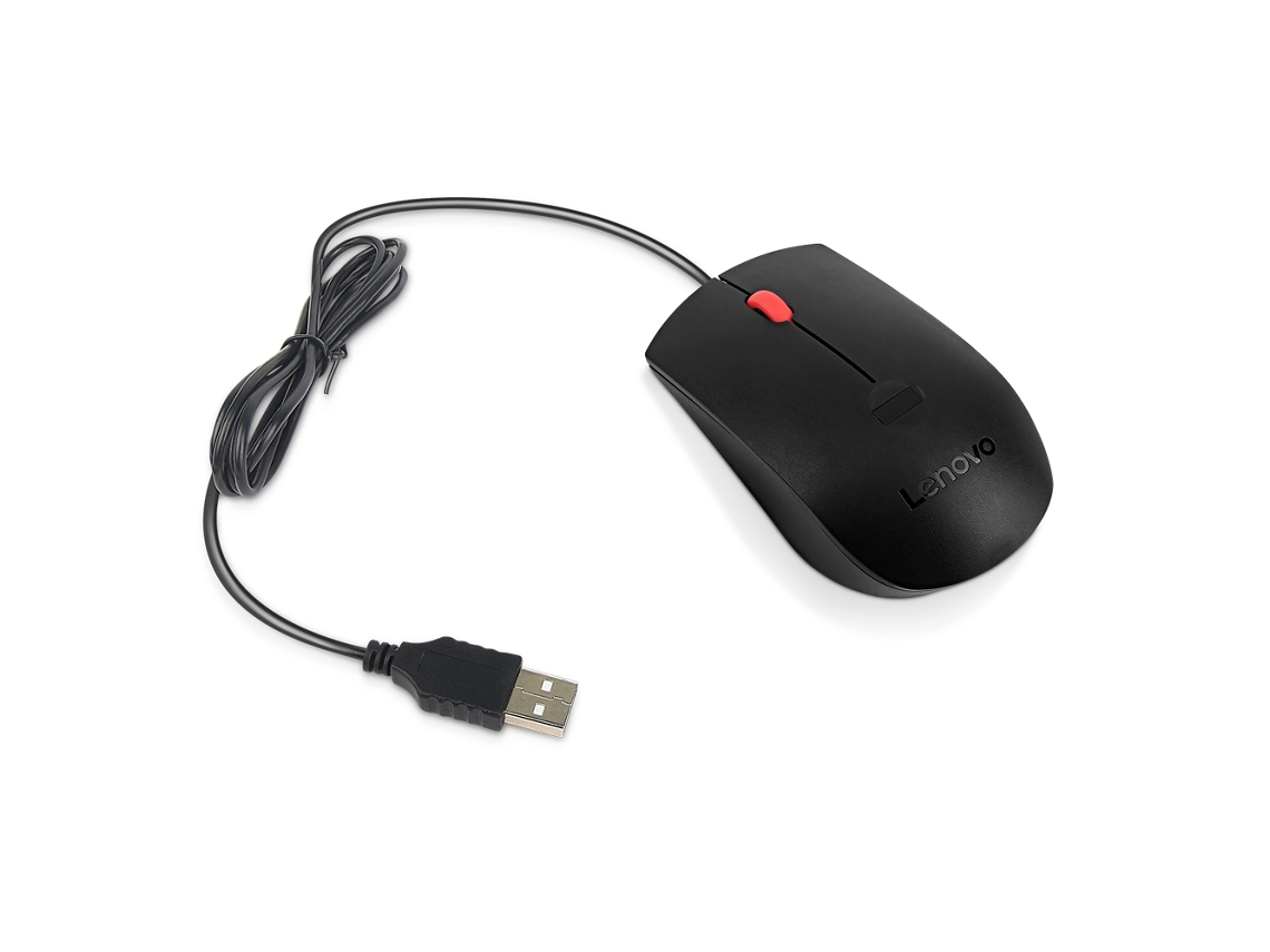 Ratón LENOVO (1600 dpi - Negro)