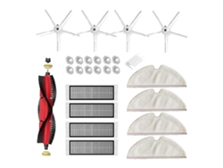 Repuestos Kit de paño de fregona Cepillo Filtro HEPA Compatible con Xiaomi Roborock
