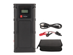 Arrancador portátil para coche, 12 V, 2000 A, batería de 18000 mAh, luz LED, pantalla digital.