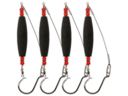 4 Cañas De Pescar Rectas Para Bagre Con Flotador, Aparejos De Pesca Con Flotador Y Corcho Para Bagre.
