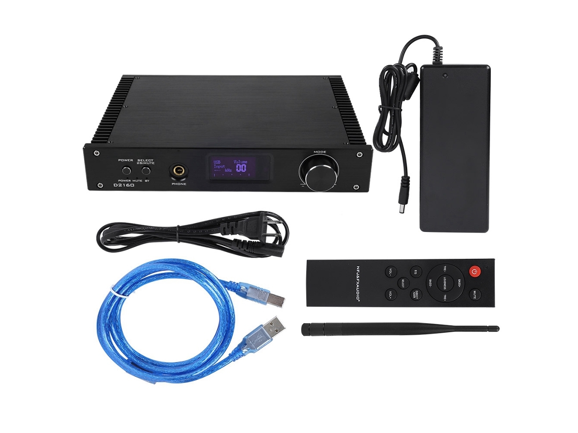 Amplificador estéreo con Bluetooth 4.2 y audio Hi-Fi