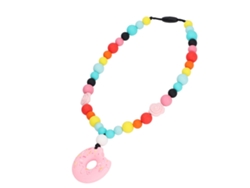 Collar De Dentición De Silicona Suave, Seguro Para Bebés Y Niños, Libre De Bpa.