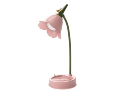Lámpara de mesa LED de cuello de cisne flexible, ajustable, regulable, batería recargable, luz nocturna con protección ocular, lámpara de escritorio