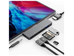 Adaptador Hub USB C para iPad Pro 2021 2020 2018 Yizhood Blanco