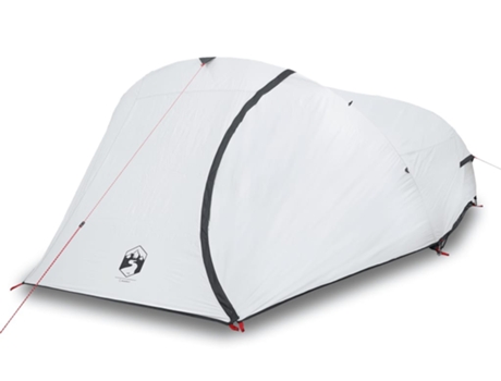 vidaXL Tienda de campaña iglú 4 personas tela opaca impermeable blanco
