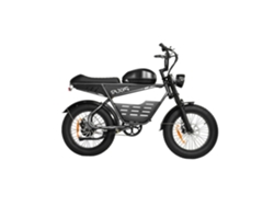 Pixar Super V 500w 48v 30ah 20x4 Bicicleta Eléctrica Gris Freno De Disco