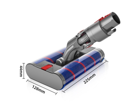 Cepillo Turbo eléctrico, cepillo de limpieza suave doble para aspiradora Dyson Wireless V7 V8 V10 V11, azulejos de cerámica, suelo de madera y márm...