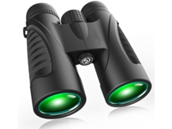 Binoculares para adultos 12x42 Binoculares compactos de alta potencia para observación de aves Binoculares profesionales Bak4 impermeables USHION