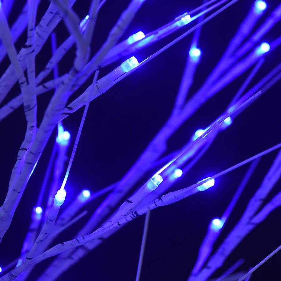 Árbol de Navidad VIDAXL con Luces LED (Azul - 150 cm)