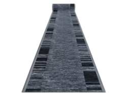 Alfombra de Interior DYWANY LUSZCZOW Adagio 138894 (Gris - 100 x 690 cm - Poliamida)