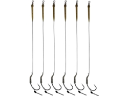 Juego De 6 Anzuelos Para Pesca Carpa, Aparejos Pelo Con Línea 30-60 Lb, Grupo Cargador, Accesorios Carpa 2/...