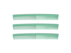 Set De 3 Peines Para Peinados Con Dientes Finos Y Anchos, Cómodos Para Uso En Casa Y Salón