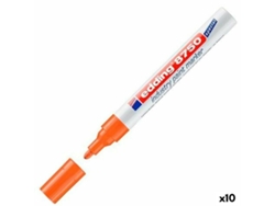 Rotulador permanente EDDING 8750 Naranja 10 unidades