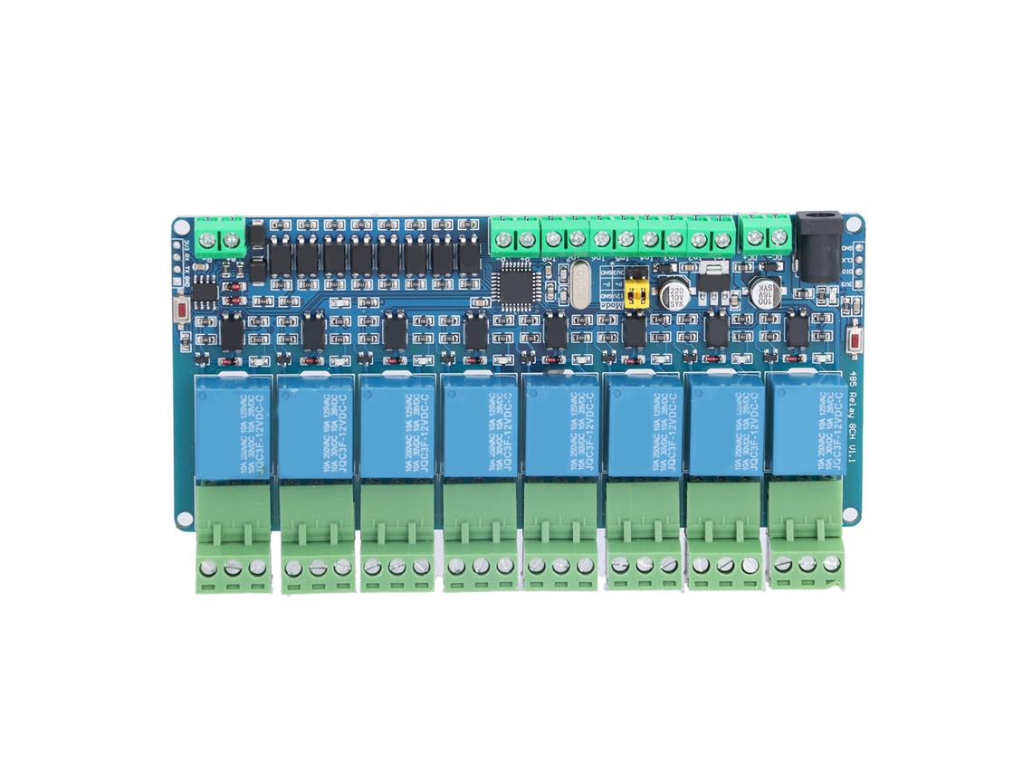 Módulo De Relés De 8 Canales Con Optoacoplador Aislado, Placa De Control De 12 V, Componente Electrónico.