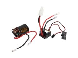 Kit De Motor Con Escobillas Y Esc De 320 A Con Sistema De Accionamiento De Alta Frecuencia Para Coches Rc Tamiya 45t