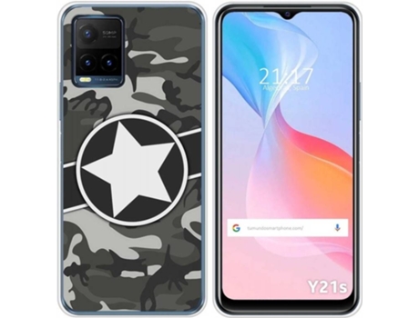 Carcasa Vivo Y21s / Y33s TUMUNDOSMARTPHONE Camuflaje 02 Multicolor