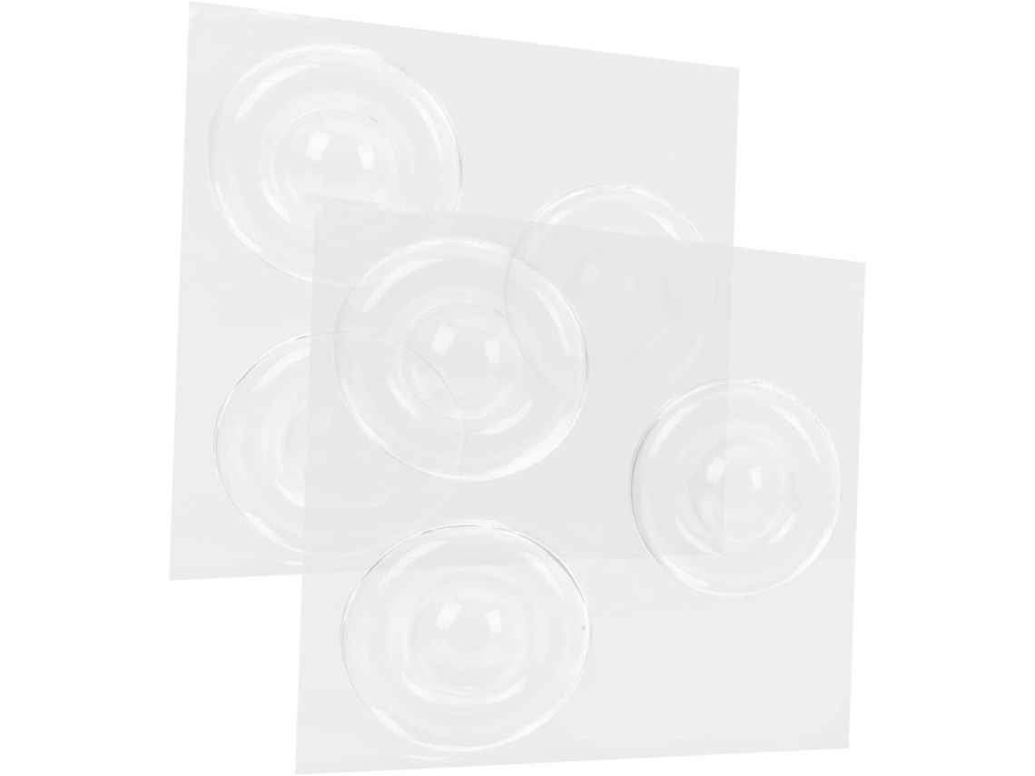 Protector 6piezas Pared Silicona Transparente Almohadillas