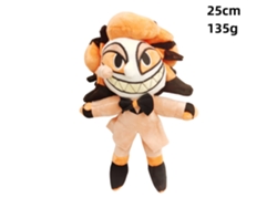 Peluche Hexagonal De Cabeza Naranja Helluva Boss Hazbin Hotel, Juguete Coleccionable