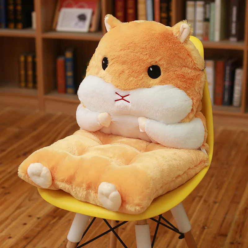 (marrón Claro, 40-40-35 Cm) Almohada Para Adultos, Cojín, Almohadilla Para Asiento, Respaldo, Almohadilla Para Asiento De Hámster