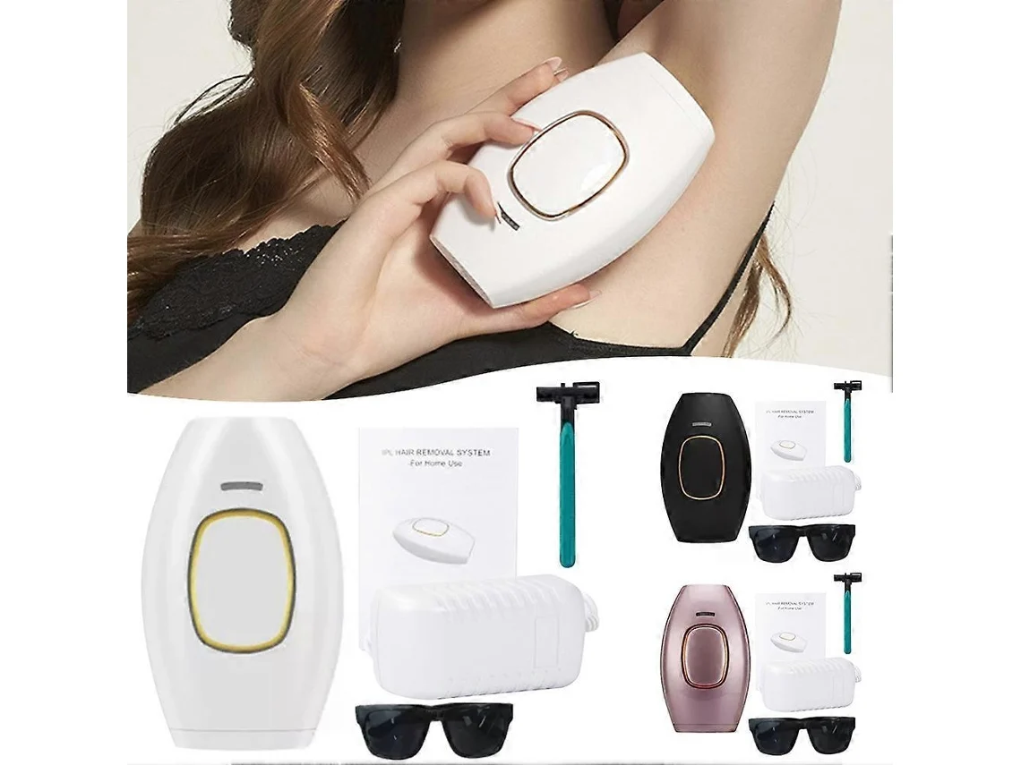 Dispositivo de depilación láser IPL para uso doméstico con 5 niveles ajustables. Eliminación indolora del vello en piernas, axilas y línea del bikini. Ly Ebike