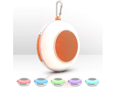 Altavoz portátil Bluetooth Ipx5 altavoz inalámbrico impermeable con iluminación Led soporte de graves estéreo mejorado TF/Aux para BISBISOUS