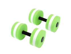 Mancuernas Flotantes De Eva Para Yoga, Ejercicio, Fitness, Hombres, Mujeres, Niños, Color Verde.