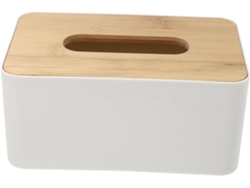 Tapa, Bambú, Papel, 1 Unidad Caja De Pañuelos Multiusos Soporte Para Pañuelos De Papel Con C