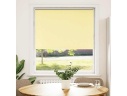 Maison Exclusive - Estor Enrollable Opaco Amarillo 100x150 Cm Tela Ancho 95,7 Cm