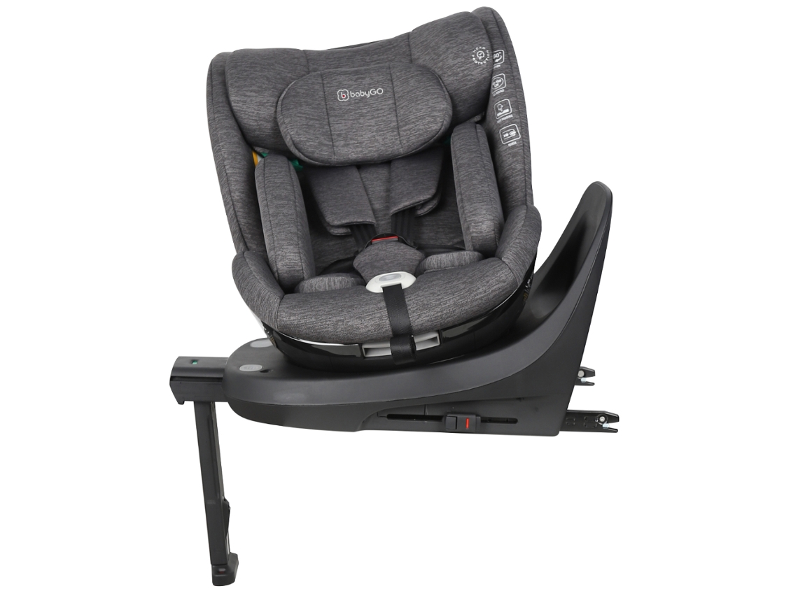 Silla De Auto I Size 40 125 Cm Babygo Prime360 Grey