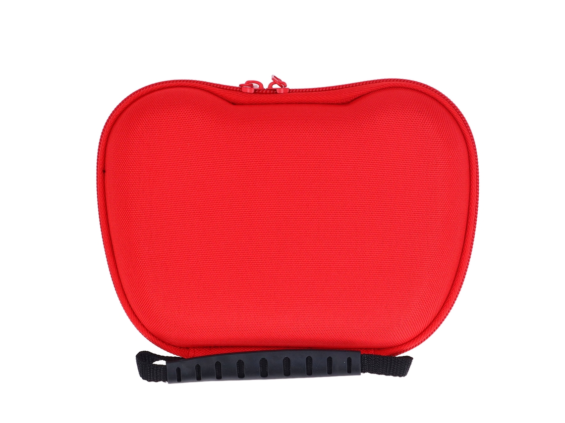 Estuche De Almacenamiento Para Mando De Juegos Series Xs, Nailon Rígido Con Cierre Metálico, Rojo.