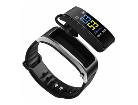 Pulsera Deportiva Y3 Plus Pantalla a color Monitor de ritmo cardíaco Rastreador de sueño Rastreador de ejercicios Gris plateado