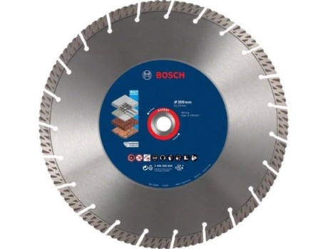 Disco de Lija BOSCH Expert Multimaterial 300x22,23x2,8x15 mm para Amoladoras Grees con Tuerca de Bloqueo
