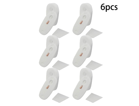 Paquete de 6 filtros de repuesto para aspiradora Shark Rocket Deluxepro Truepet Hv319Q, Hv320, Hv321 parte 1080Ftv320 1084Ftv320