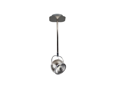 Lámpara De Suspensión Bola En Metal Satinado 14X14X50 Cm EPIKASA
