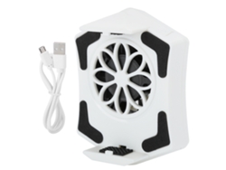 Enfriador De Teléfono Móvil P8 Enfriador De Carga Disipador De Calor Ventilador De Refrigeración Enfriador De Radiación Blanco