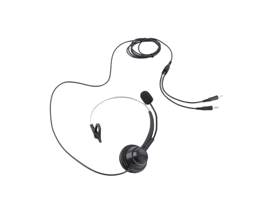 Auriculares Mono Con Cancelación De Ruido Para Centros De Llamadas Y Ordenadores, Conector De 3,5 Mm, Para Cursos Online.