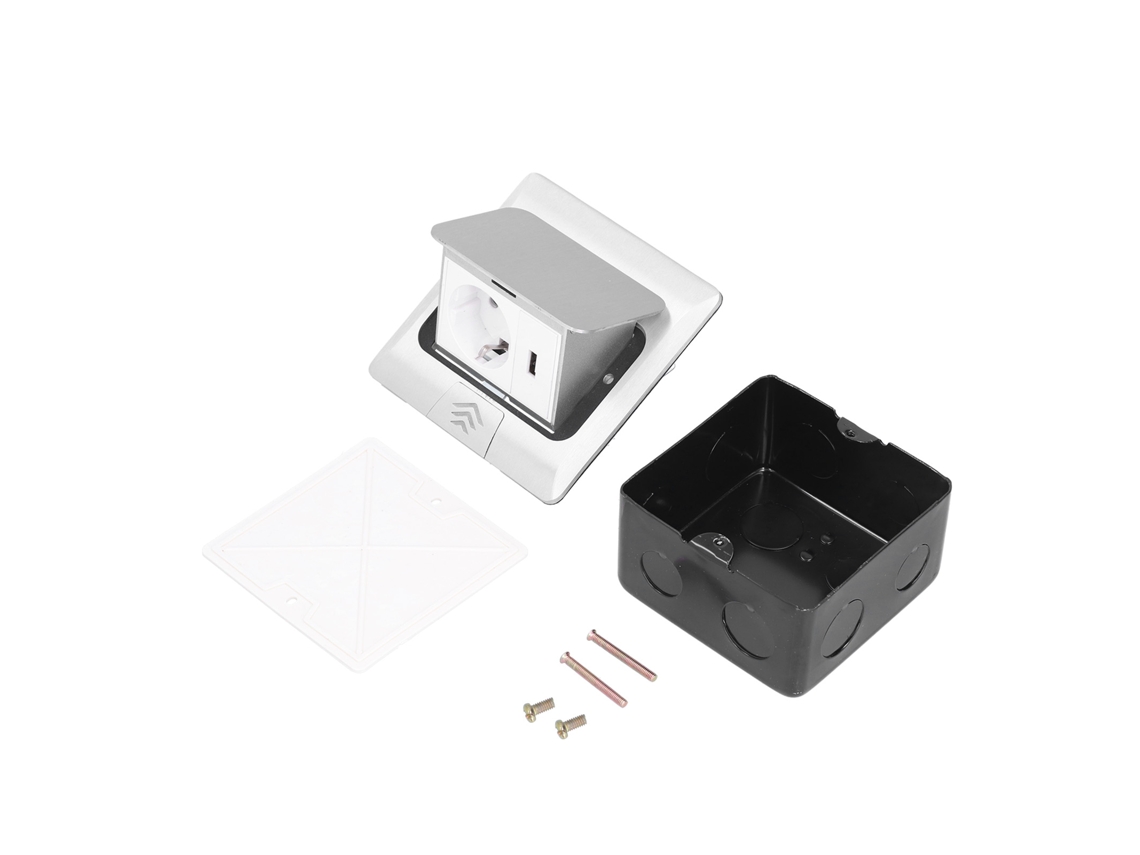 2026-tomacorriente De Suelo Emergente Con Usb Estándar Eu, Caja De Enchufe Embebido 250v 16a