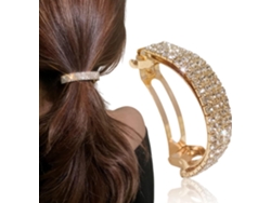 2 pinzas para el cabello, accesorios dorados brillantes, decoración para mujeres y niñas, bodas, graduaciones