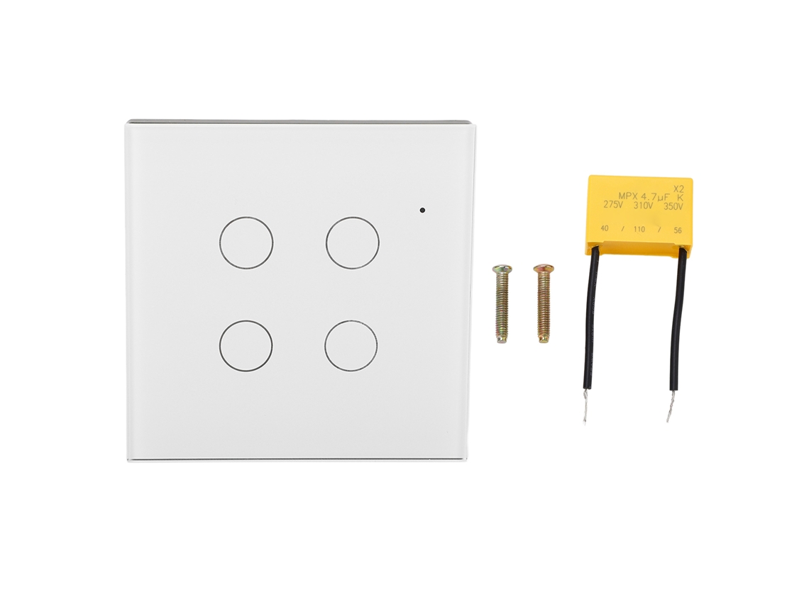 Atenuador táctil WiFi RF Tuya Interruptor inteligente AC100-250V 10A