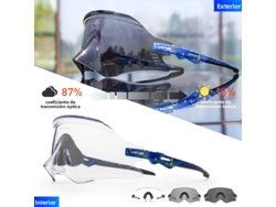 Gafas de ciclismo unisex con protección UV400, modelo fotocromático MDUG
