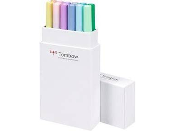 Marcador TOMBOW ABT Dual Brush Pen Colores Pastel (12 unid.)