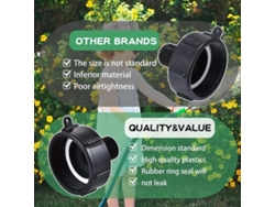 Adaptador de grado alimenticio para mangueras de jardín Pickifypunnyb Slo Slowmoose
