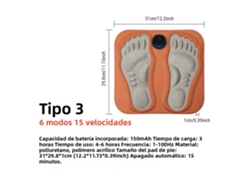 (estilo 3) Almohadilla De Masaje De Pies Recargable, Matriz De Masaje De Pies