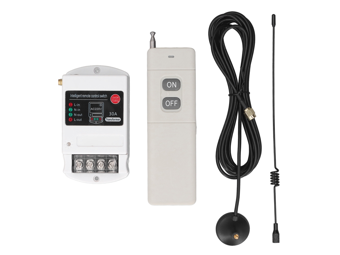 Mando A Distancia Inalámbrico Monofásico De 30 A Y 5000 M, Rf, Para Motores De Bombas De Portón, Iluminación Agrícola, Ac220v