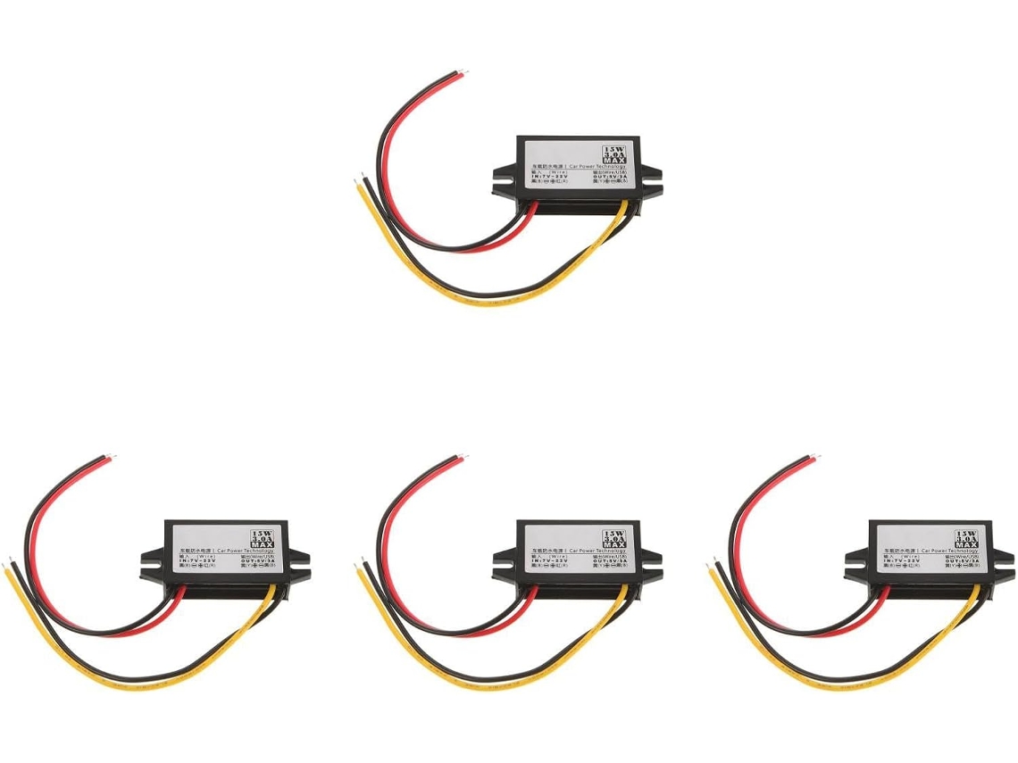 Convertidor Dc-dc Compacto De 4 Piezas, Regulador De Voltaje Digital Para