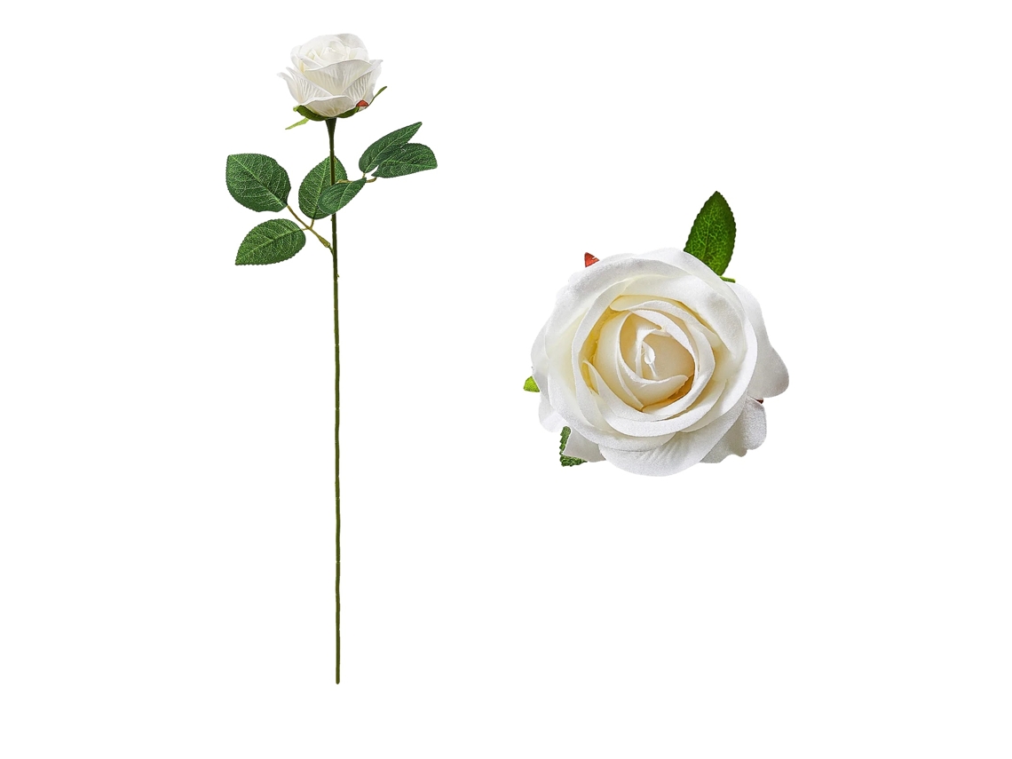 Flores artificiales de poliéster con cabeza de flor, ideales para decoración del hogar, 120 unidades