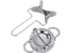 Molde Para Empanadas Acero Inoxidable Cutter De Masa Herramienta Para Hacer Raviolis Wontons Y Dumplings 2 Piezas