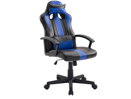 Silla Gaming HAPPY GARDEN Crash (Hasta 150 kg - Elevador Clase 2 - Negro y Azul)