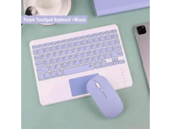 Teclado Bluetooth compatible con ruso, árabe, coreano y español. Compatible con Android, Samsung, Windows, Apple, Mac y iPad. Ly Ebike